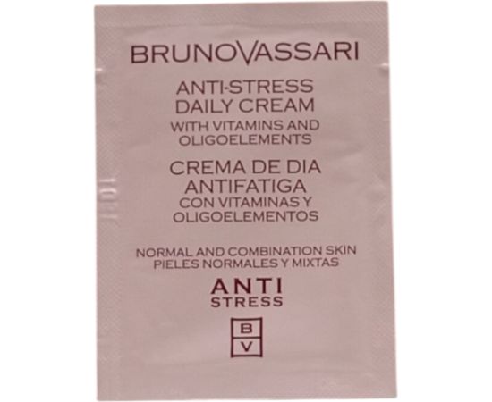 Bruno Vassari, Anti Stress, Anti-Fatigue, Daily, Cream, For Face, 3 ml *Sample Ķermeņa kosmētika