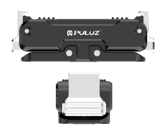 PULUZ Magnetic Metal Holder for DJI Osmo Nano (Black) Sporta kameru aksesuāri