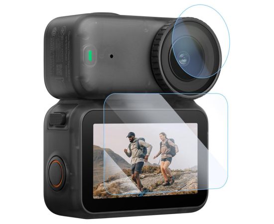 PULUZ Tempered Protective Glass and Lens Film for DJI Osmo Nano Aksesuāri sporta kamerām