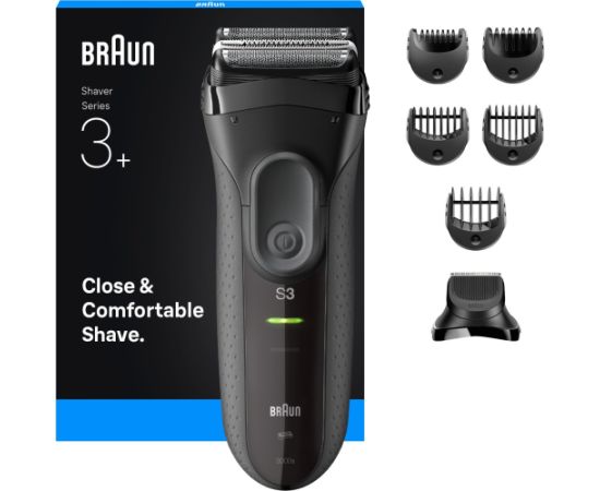 SHAVER 3000BT BLACK/GREY BRAUN Matu, Bārdas, Ķermeņa trimmeri