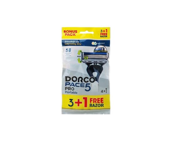 Wilkinson Sword DORCO Pace 5 Pro Maszynka do golenia męska jednoczęściowa - 1 szt (5 ostrzy + trymer) Аксессуары для бритвы
