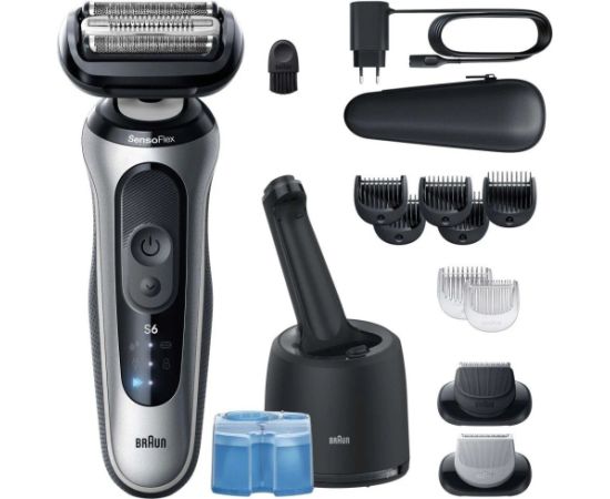 Braun 62-S7650CC Wet&Dry Series6 vīriešu bārdas elektriskais skuveklis Skuvekļi vīriešiem