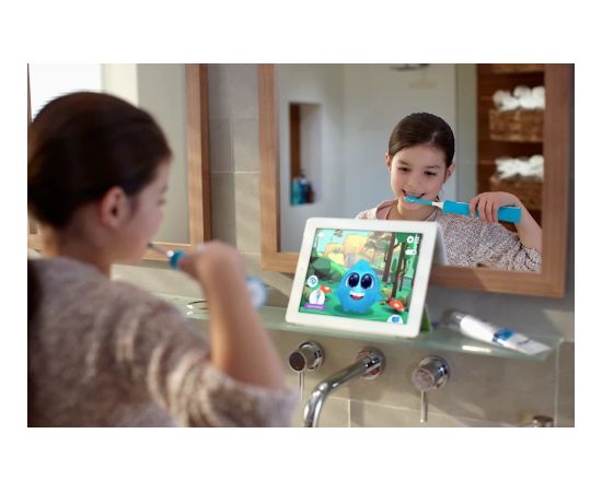 Philips Sonicare For Kids zala - Elektriska zobu birste HX6352/11 (8720689045476) Elektriskās zobu birstes, irigatori