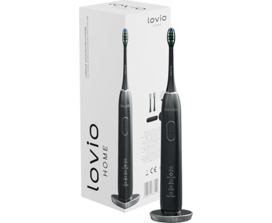 Manta Lovio Szczoteczka elektryczna soniczna SonicProtect PRO Czarna Elektriskās zobu birstes