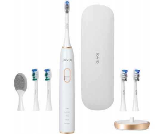 Manta Lovio Szczoteczka elektryczna soniczna SonicProtect PRO biała Elektriskās zobu birstes