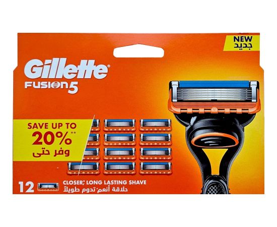 Gillette Fusion Manual wkłady 12 szt Skuvekļu papildpiederumi