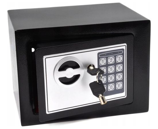 Geko Sejf na szyfr i zamek elektroniczny 21x17x17cm (1) Новости - Для офиса