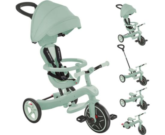 Globber EXPLORER TRIKE 4in1 ECOLOGIC (637-505) Skrejriteņi bērniem