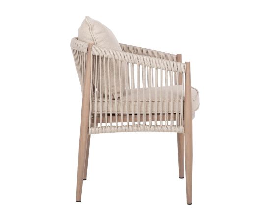 Chair MEDINA 61,5x62,5xH74cm, beige Dārza galdi