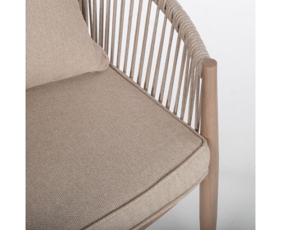 Chair MEDINA 61,5x62,5xH74cm, beige Dārza galdi