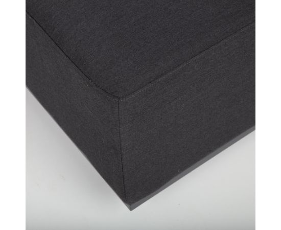 Ottoman FULLER 83x83xH43cm, dark grey Новинки Для дома и сада 