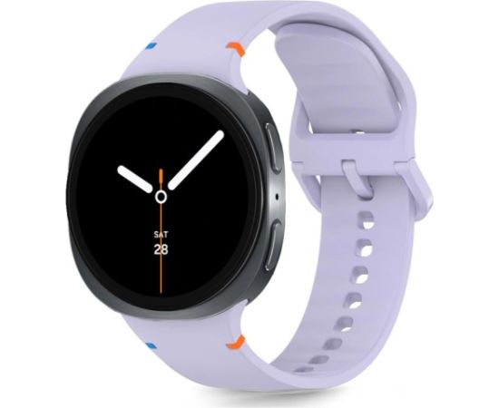 Tech-Protect silikona siksniņa priekš Samsung Galaxy Watch 8 | Classic 40 | 44 | 46 mm elegantā violetā Smart-Watch aksesuāri