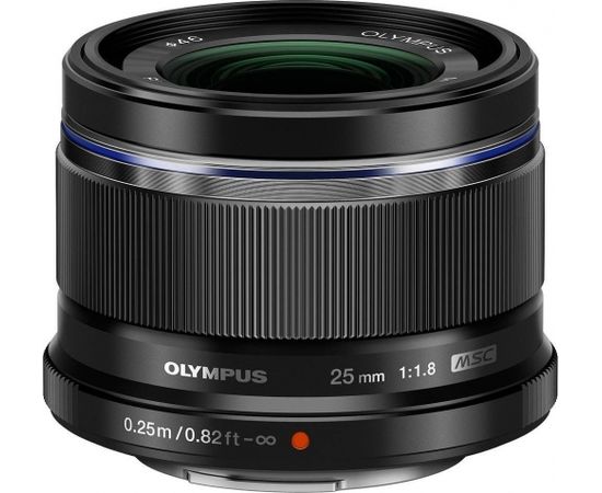 Olympus M.Zuiko Digital ED 25мм f/1.8 объектив, чёрный