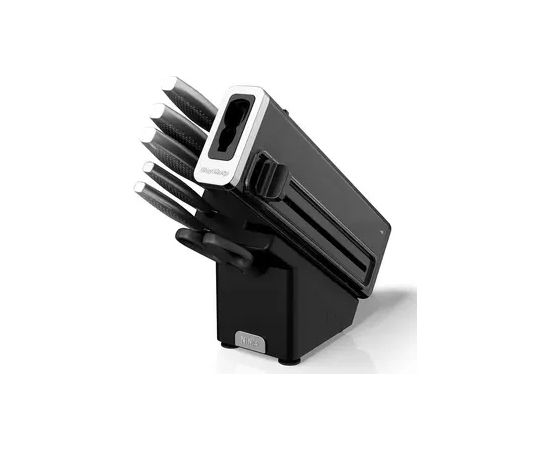 Knives Ninja StaySharp Stainless 6-pcs+wood block, black Elektriskās zobu birstes