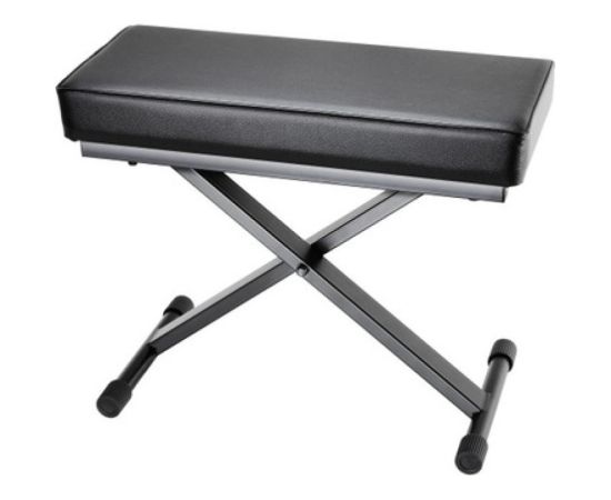 Keyboard bench Adam Hall, black Рабочие столы, опоры и стойки