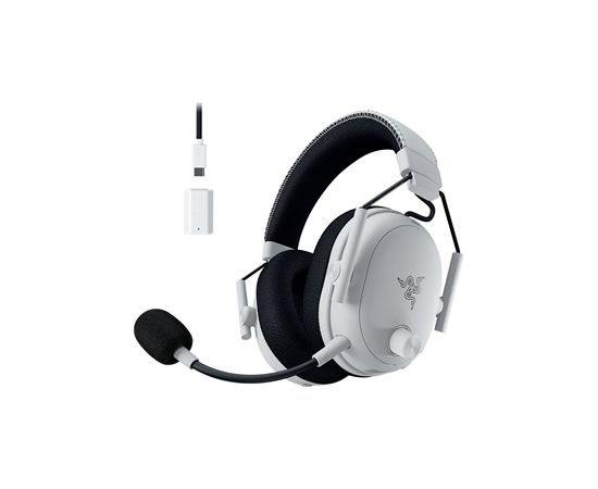 Wireless Headset Razer Blackshark V3 Pro, white Bezvadu austiņas ar mikrofonu Epilatori, bikini trimmeri, sieviešu skuvekļi