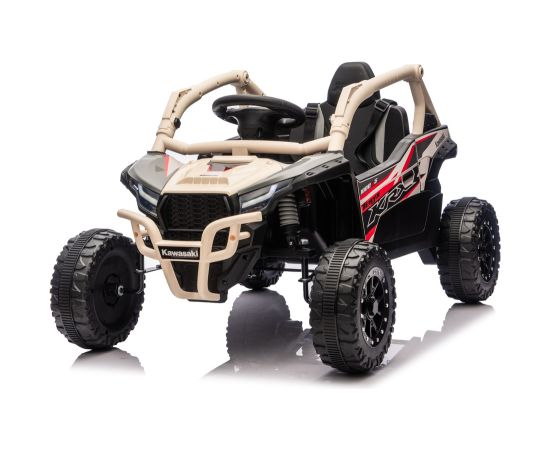 Lean Cars Kawasaki JS330 24V5Ah Battery Car Black and Beige Новости - Детские товары