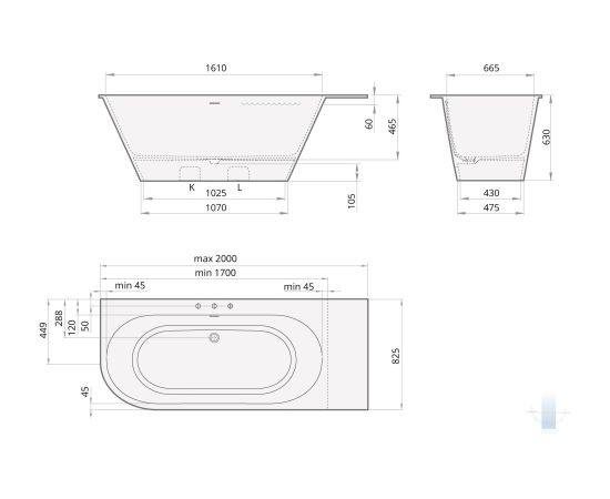 PAA Deco Shape Re A Brīvi Stāvoša Akmens Masas Vanna Balta Из каменной массы