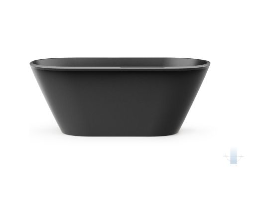 PAA Vanna Deco Rim Brīvi Stāvoša Akmens Masas Vanna Grafīta Из каменной массы
