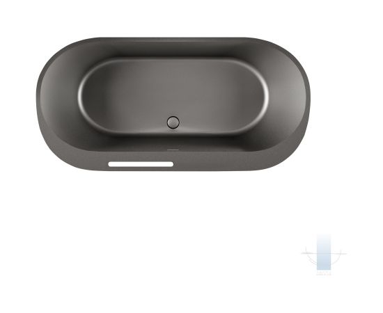 PAA Vanna Deco Rim Brīvi Stāvoša Akmens Masas Vanna Grafīta Из каменной массы