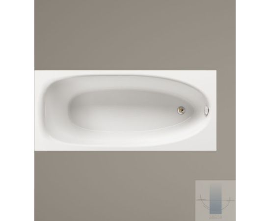 PAA Uno Grande Brīvi Stāvoša Akmens Masas Vanna Balta Из каменной массы