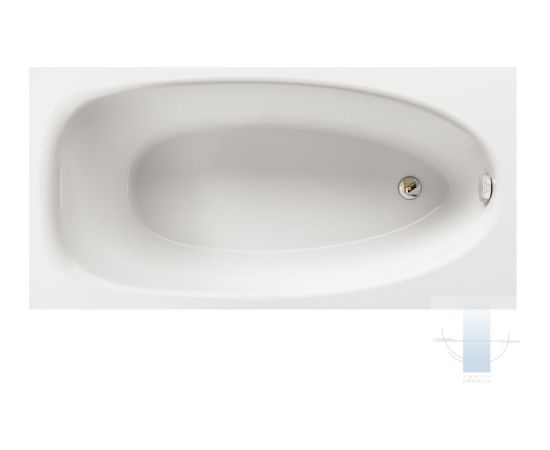 PAA Uno Brīvi Stāvoša Akmens Masas Vanna Balta Из каменной массы