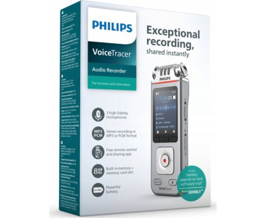 Diktafons Philips DVT 4115 Новинки Компьютерная техника