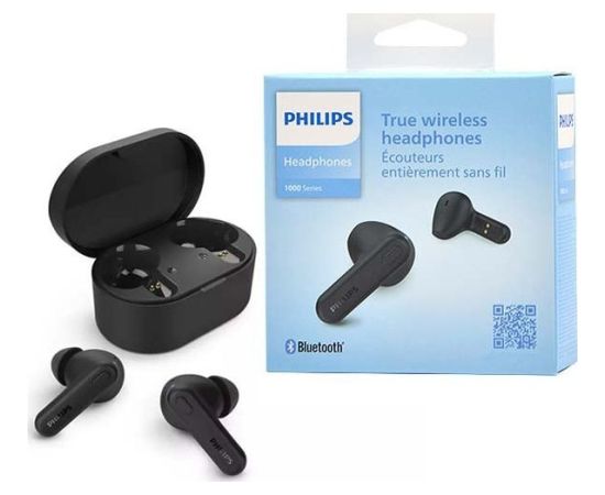 Bezvadu austiņas Philips TAT1108 black Jaunumi - Datori