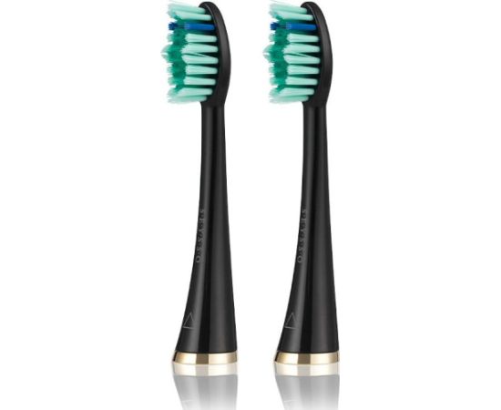 Końcówka Seysso Gold Black Anti-plaque SE0301B 2szt. Uzgaļi elektriskajām zobu birstēm