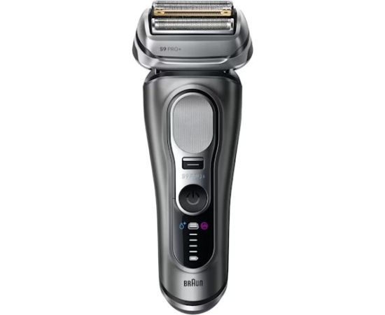 Braun Series 9 Pro+ 9655cc, Foil shaver, Grey, Buttons, Battery, Lithium-Ion (Li-Ion), Built-in battery Красота и здоровье 