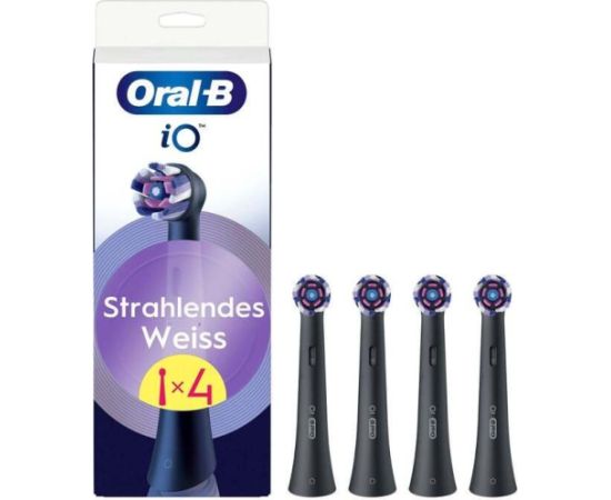 Końcówka Oral-B iO 4 szt. Czarny Uzgaļi elektriskajām zobu birstēm