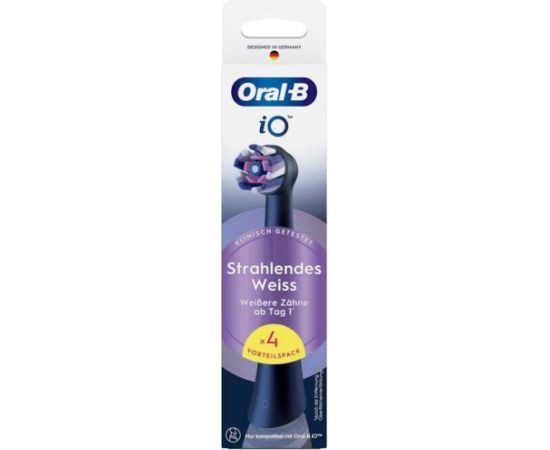 Końcówka Oral-B iO 4 szt. Czarny Uzgaļi elektriskajām zobu birstēm
