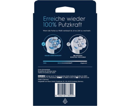 Oral-b Braun Aufsteckbürste Mundpflege-Zubehör EB iO UltimReiws8er (8700216778541) Uzgaļi elektriskajām zobu birstēm