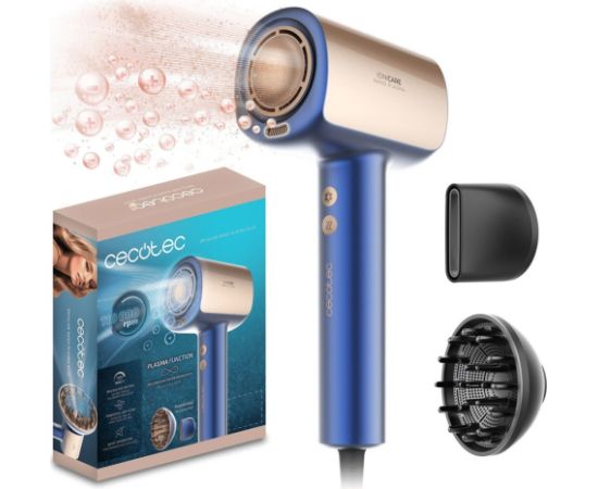Cecotec Suszarka do włosów DryGlam Nano Plasma Blue Красота и здоровье 