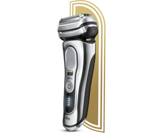 Braun Series 9 Pro 81747620 maszynka do golenia Golarka foliowa Przycinarka Chrom Jaunumi - Skaistums