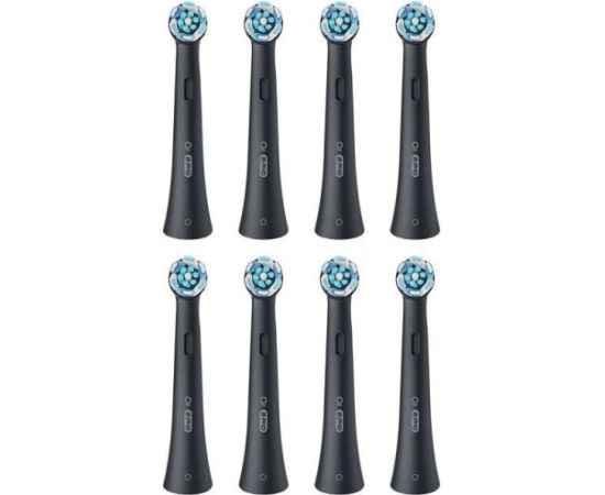 Oral-B Aufsteckbürsten iO Ultimative Reinigung Schwarz 8er Billboard Uzgaļi elektriskajām zobu birstēm