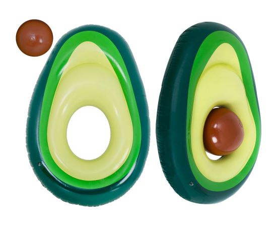 RoGer Надувной Пляжный Матрас Авокадо С Мячом 150x120см Бассейны