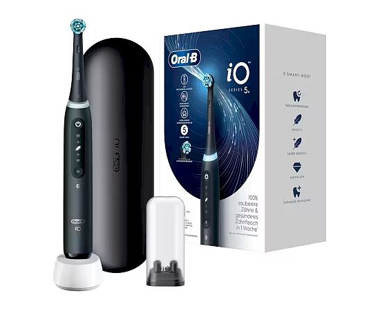 Oral-B iO Series 5 Elektriskā zobu birste Matt Black Elektriskās zobu birstes