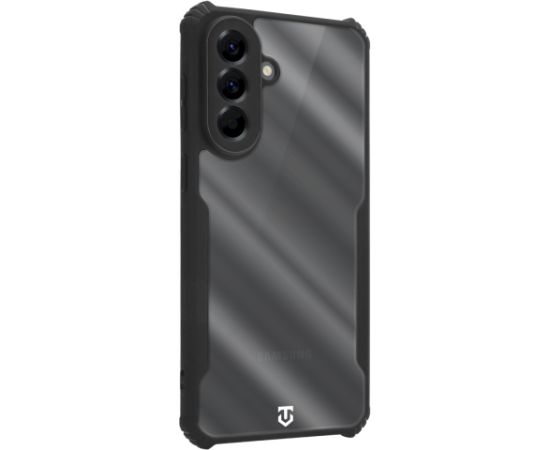 Tactical Quantum Stealth Cover Aizsargapvalks priekš Samsung Galaxy A57 / caurspīdīgs/melns Neoriģinālie Maciņi