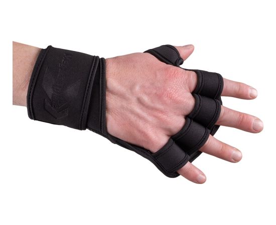 Fitnesa cimdi inSPORTline MegaGrip Lite fitnesa cimdi, saites un jostas