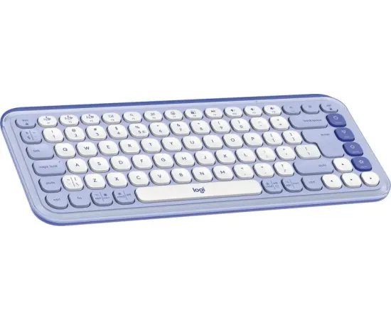 LOGITECH POP ICON KEYS - LILAC  - US INT'L - BT  - INTNL-973 Klaviatūras