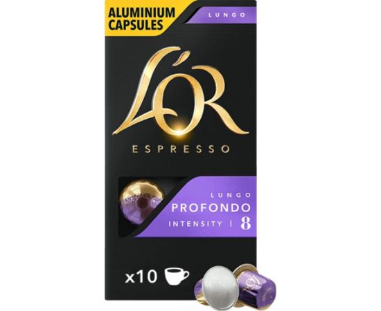 L´OR Lungo Profondo, 10 porcijas - Kafijas kapsulas Epilatori, bikini trimmeri, sieviešu skuvekļi