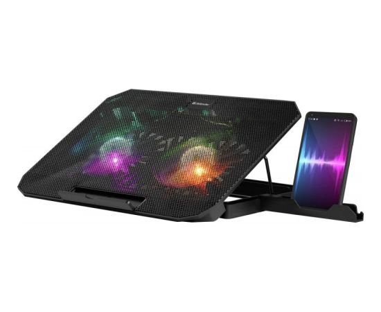 Defender COOLING PAD NS-510 15.6" 2W 2XUSB RGB Новинки Компьютерная техника