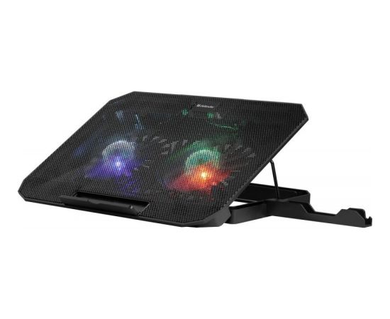 Defender COOLING PAD NS-510 15.6" 2W 2XUSB RGB Новинки Компьютерная техника