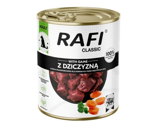 Dolina Noteci Rafi Classic z dziczyzną dla psa 800g Suņu barība
