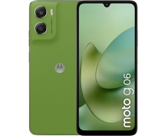Motorola moto g06 17.5 cm (6.88") Dual SIM Android 15 4G USB Type-C 4 GB 64 GB 5200 mAh Green Mobilie telefoni