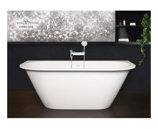 PAA Deco Shape Brīvi Stāvoša Akmens Masas Vanna Balta Крупная бытовая техника