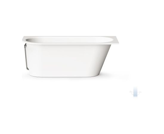 PAA Vario M Brīvi Stāvoša Akmens Masas Vanna Balta Крупная бытовая техника