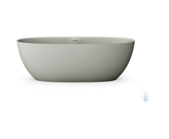 PAA Bella Silk Brīvi Stāvoša Akmens Masas Vanna Matēti Pelēka Крупная бытовая техника