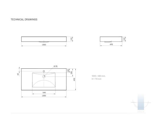 PAA Long Step Akmens Masas Vannas Istabas Izlietne Крупная бытовая техника